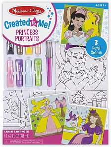 Набор раскрасок на холсте Принцессы (Melissa&Doug, 9449_md)